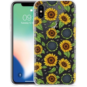 Apple iPhone Xs Max Hoesje Sunflowers