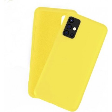 siliconen hoesje Samsung Galaxy A51 - geel