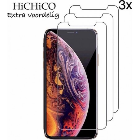 iPhone 11 Pro Max Screenprotector Glas / iPhone Xs Max Screenprotector Glas –Tempered Glass 3x (Extra voordelig) - Eff Pro