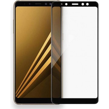 Samsung Galaxy A8 2018 Screenprotector Glas - Full Curved Tempered Glass Screen Protector - 3x