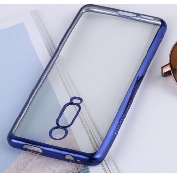 Mobigear Electroplating TPU Case Donker Blauw Xiaomi Mi 9T / 9T Pro