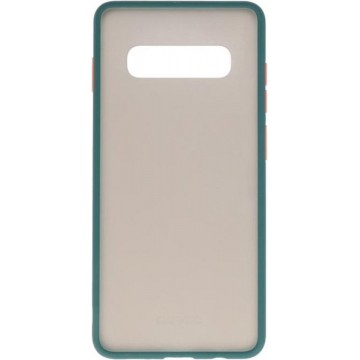 Kleurcombinatie Hard Case Samsung Galaxy S10 Plus Donker Groen