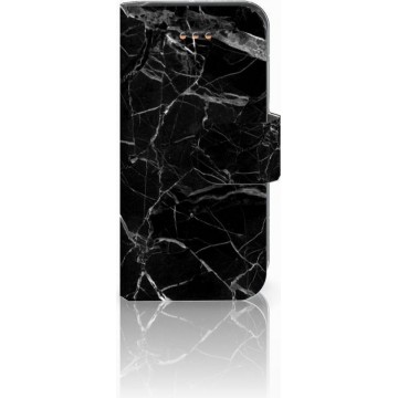 Apple Iphone 5C Uniek Ontworpen Hoesje Marmer Zwart