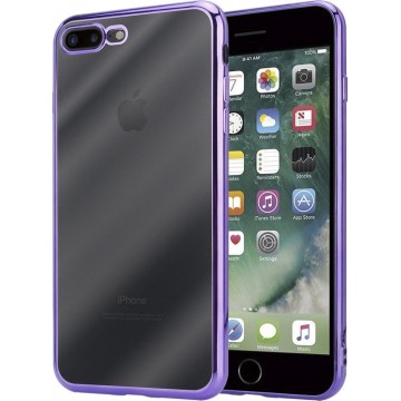 paarse metallic bumper case iPhone 8 Plus / 7 Plus
