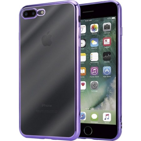 paarse metallic bumper case iPhone 8 Plus / 7 Plus