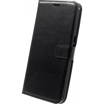 Wallet bookcase flip hoesje voor Samsung Galaxy S5 Neo - Zwart