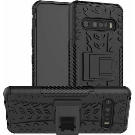 LG V60 ThinQ 5G Hoesje - Schokbestendige Back Cover - Zwart