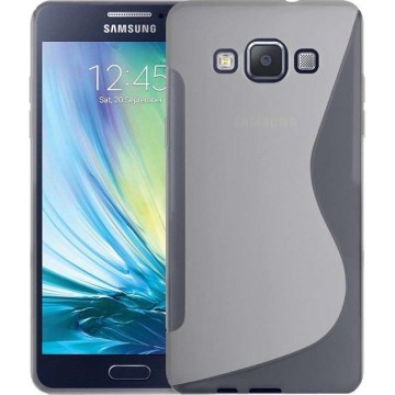 Comutter silicone hoesje Samsung Galaxy A3 transparant
