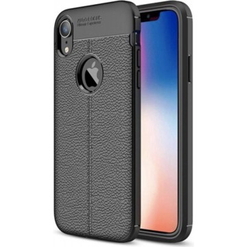 Luxe Extra Stevige TPU Case voor Apple iPhone XR - Rugged Armor - Shockproof Backcover - Auto Focus - Zwart hoesje