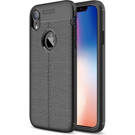 Luxe Extra Stevige TPU Case voor Apple iPhone XR - Rugged Armor - Shockproof Backcover - Auto Focus - Zwart hoesje