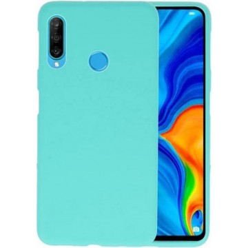 Bestcases Telefoonhoesje Huawei P30 Lite - Turquoise