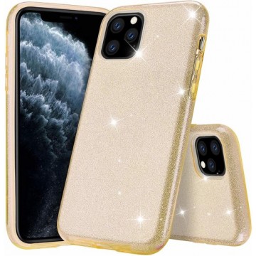 Ntech Apple iPhone 11 Pro Glitter TPU Back Hoesje - Goud