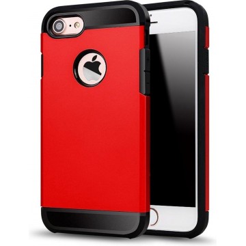 Apple iPhone 7 & 8 Hoesje - Hybrid Amor Case - Rood