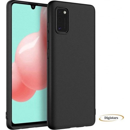 Samsung A41 Back cover - Back cover zwart- Samsung Galaxy A41 - TPU - Back cover - Zwart