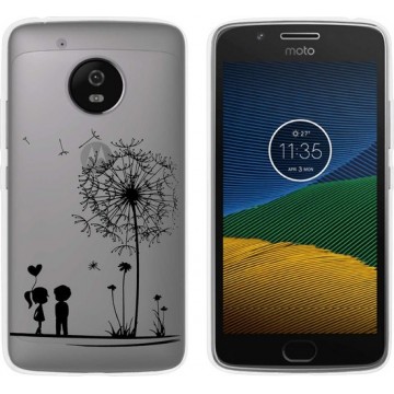 MP Case TPU case love print voor Motorola Moto G5 back cover