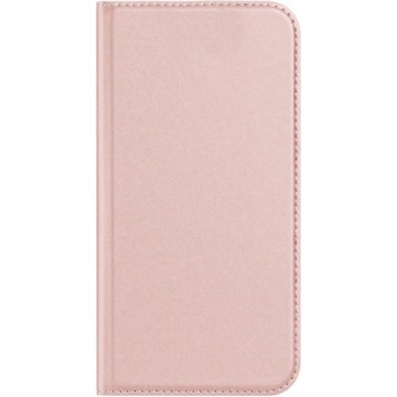 Dux Ducis Slim Softcase Booktype iPhone X / Xs hoesje - Rosé goud