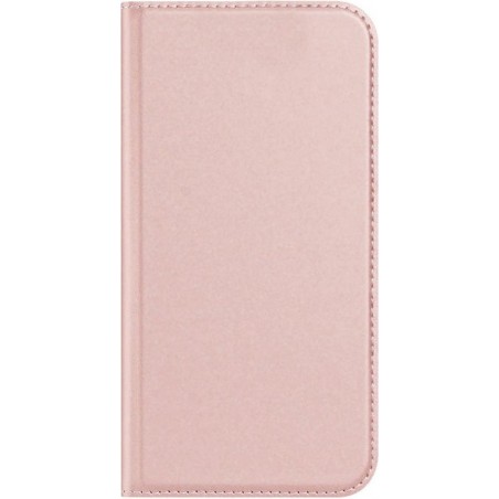 Dux Ducis Slim Softcase Booktype iPhone X / Xs hoesje - Rosé goud