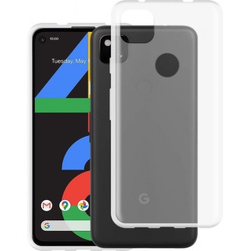 Google Pixel 4a hoesje - Soft TPU case - transparant