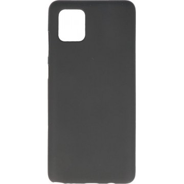 BackCover Hoesje Color Telefoonhoesje voor Samsung Galaxy Note 10 Lite - Zwart