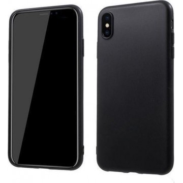 GadgetBay Zacht TPU hoesje iPhone XS Max Case - Matte Zwart