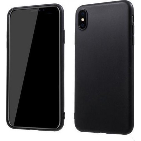 GadgetBay Zacht TPU hoesje iPhone XS Max Case - Matte Zwart