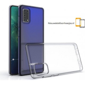 Nieuwetelefoonhoesjes.nl / Samsung Galaxy A41 Transparant siliconen hoesje
