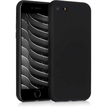 Luxe Back cover voor Apple iPhone 6 - iPhone 6s - Zwart - TPU Case - Siliconen Hoesje