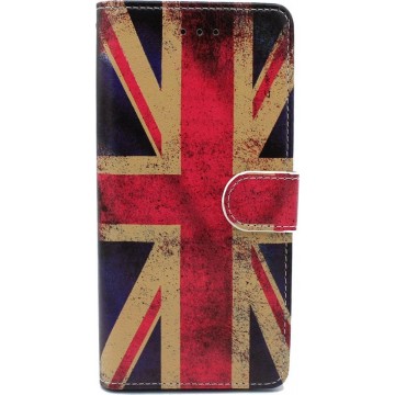 Apple iPhone XR Hoesje met Print - Portemonnee Book Case - Kaarthouder & Magneetlipje - UK Vlag
