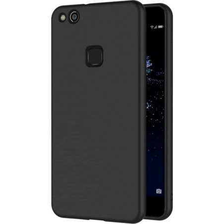 Huawei P10 Lite - Silicone Hoesje - Zwart