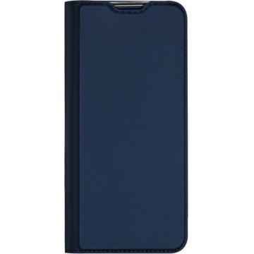 Dux Ducis Slim Softcase Booktype Huawei P40 Lite E hoesje - Donkerblauw