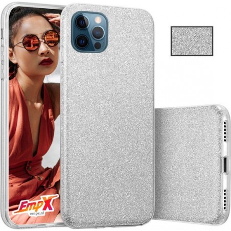 EmpX.nl Apple iPhone Xs Max  TPU Glitter TPU