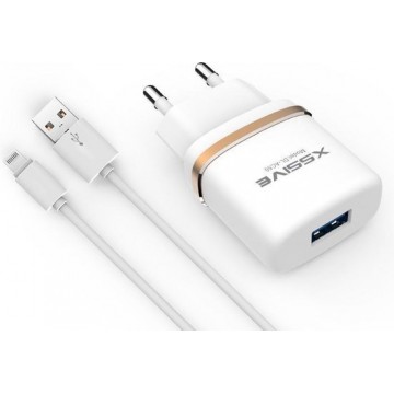 Xssive USB Lader voor iPhone 6 Plus / iPhone 6s Plus met Lightning Kabel