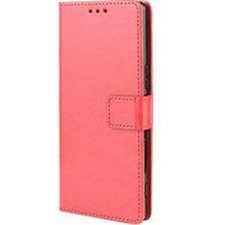 Samsung Galaxy A42 5G Hoesje Rood - Portemonnee Book Case - Kaarthouder & Magneetlipje