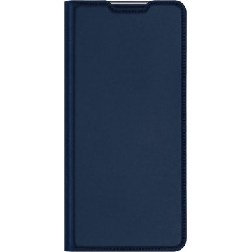 Dux Ducis Slim Softcase Booktype Samsung Galaxy A42 hoesje - Donkerblauw