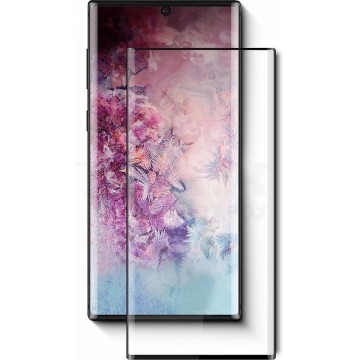 Samsung Galaxy Note 10+ - Full Cover Screenprotector - Gehard Glas - Zwart