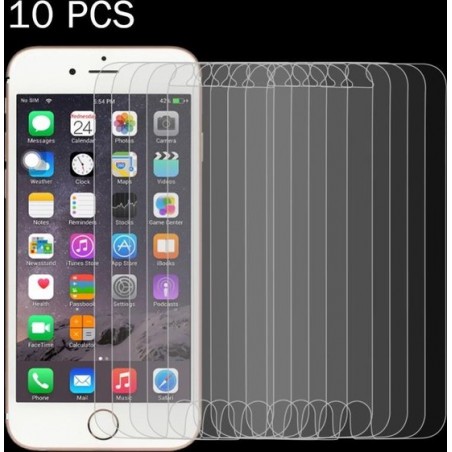 Let op type!! 10 stuks voor iPhone 6 & 6s 0 26 mm 9H oppervlakte hardheid 2.5D explosieveilige getemperd glas scherm Film