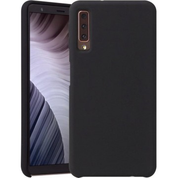 Samsung Galaxy A7 2018 Back cover - Zwart - TPU Case - Siliconen Hoesje