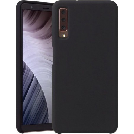 Samsung Galaxy A7 2018 Back cover - Zwart - TPU Case - Siliconen Hoesje