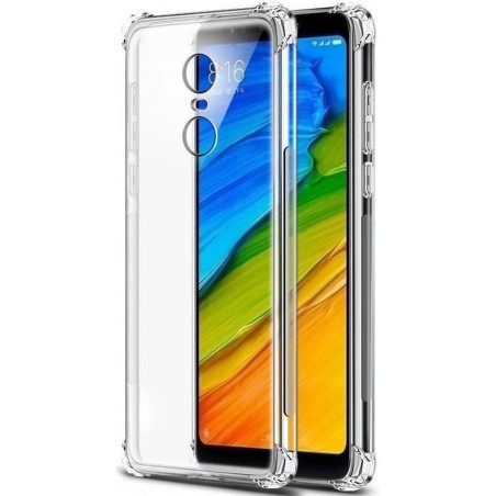 Schokbestendige TPU Cover  - Xiaomi Redmi Note 5 (Plus) - Transparant