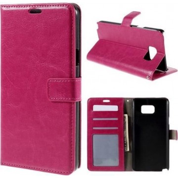 Cyclone wallet case hoesje Samsung Galaxy S7 roze