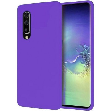 Shieldcase Silicone case Samsung Galaxy A50 - donkerpaars