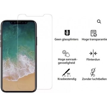 3x iPhone 12 mini Glas Folie Tempered Glasplaatje Screenprotector aanbieding
