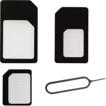BeHello SIMcard Adapters (SIM, Micro SIM, Nano SIM)