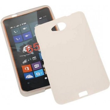 TPU Backcover Case Hoesje voor Microsoft Lumia 650 Wit