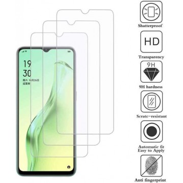 Oppo A5 2020 Screenprotector Glas - Tempered Glass Screen Protector - 3x AR QUALITY
