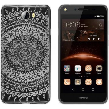 MP Case TPU case indio print voor Huawei Y6 2 Compact / Y6 II Compact back cover