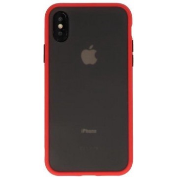 Kleurcombinatie Hard Case voor iPhone X /  XS Rood