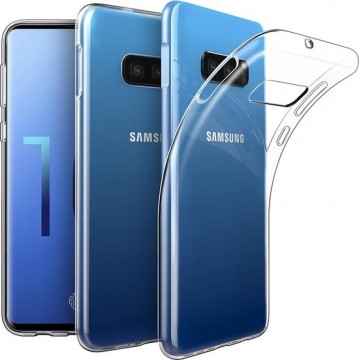 Samsung Galaxy S10E Hoesje - Siliconen Backcover - Transparant