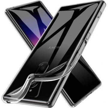 Soft TPU hoesje voor Sony Xperia 1 - transparant