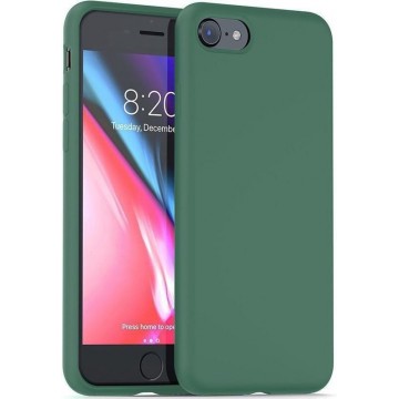 Silicone case iPhone SE 2020 - groen